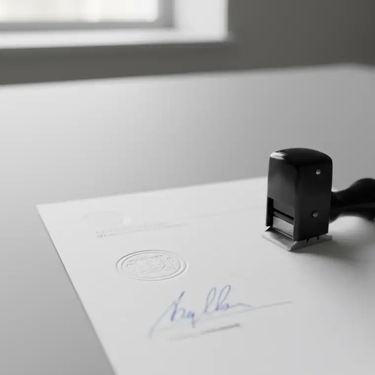 Osoba podpisująca pełnomocnictwo do sprzedaży mieszkania u notariusza, omawiająca ryzyko błędów unieważniających akt notarialny