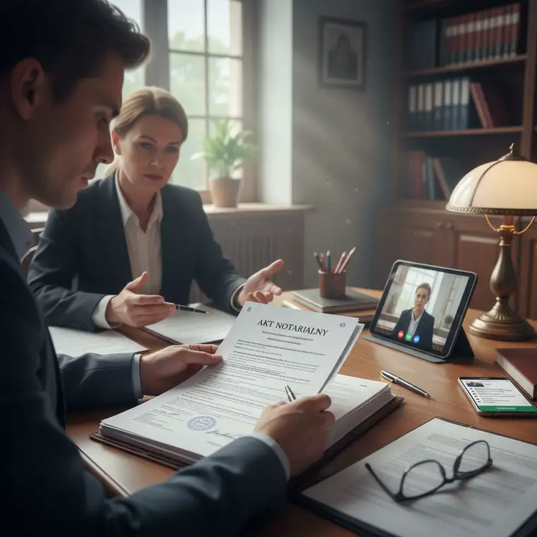 Spotkanie kupującego z pełnomocnikiem i analiza pełnomocnictwa notarialnego przy zakupie mieszkania od osoby trzeciej