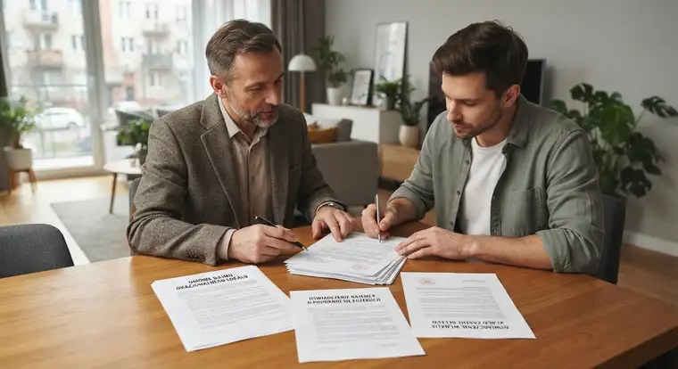 Właściciel mieszkania przekazuje klucze najemcy przy umowie najmu okazjonalnego - lokal zastępczy i akt notarialny dają bezpieczeństwo wynajmu